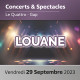 CONCERT LOUANE "LE CLUB DES SENTIMENTS"