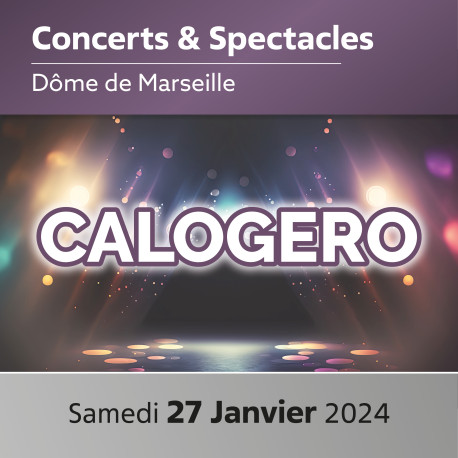 CONCERT CALOGERO "AMOUR TOUR"