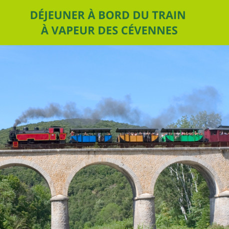 DÉJEUNER À BORD DU TRAIN À VAPEUR